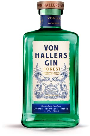 VON HALLERS GIN Forest I Dry Gin I Intensiv würziger Geschmack I Botanicals des deutschen Waldes I 44% Vol. I 0,5 l