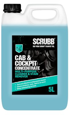 SCRUBB S19 Cab & Cockpit Concentrate Multi-purpose Cleaner & Stain Remover, 5L