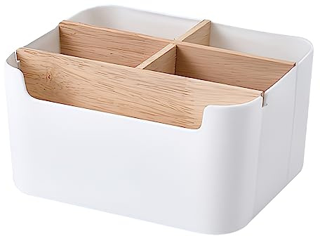 Organizer Scrivania Portaoggetti Scrivania, Multifunzionale Portapenne in Legno Porta Penne per Scrivania Organizzatore Scrivania Ordinata con Portapenne e cassetto per la scuola l'ufficio e l'aula