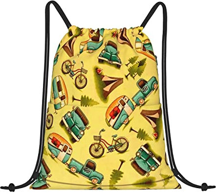 ASEELO Antike ägyptische Hieroglyphe bedruckter Herren- und Damen-Sport-Rucksack mit Kordelzug, geeignet für verschiedene Anlässe, Auto und Fahrrad, One size