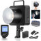 NEEWER Q4 400Ws Studio Flash Outdoor Strobe 2.4G TTL & QPRO-N Trigger Compatible with Nikon, 1/8000 HSS/30W Modeling Lamp/400 Full Power/0.01-1.2s Recycle/21.6V 2800mAh Battery for Wedding Photography