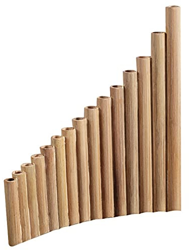 Wresetly Pan FlöTe 15 Pfeifen NatüRliches Bambus Blasen Instrument Pan FlöTe G Ton Pan FlöTe Handgefertigtes Blasinstrument Folk Instrumentos