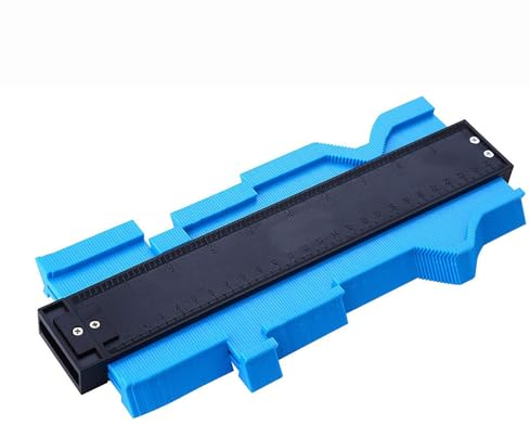 Shape Contour Gauge Duplicator Konturenlehre, Konturenlehre mit Feststeller, Kontur Duplikator, Konturmessgerät, Schablone Kontur Vervielfältigungslehre (25CM,Blue)