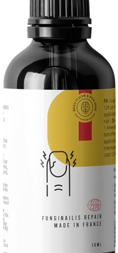 MYCOSE ONGLES - Huile Bio Réparatrice pour Ongles Abîmés et Jaunes – Soin 100% Biologique pour Pieds et Mains – Redonne Force et Aspect Sain – Application Précise au Pinceau – 10ml