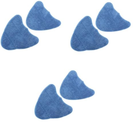 SEWOART 6 Stk Ersatzpads für Dampfreiniger Dampfreinigungszubehör dampfreiniger zubehör Waschpad aus Mikrofaser wiederverwendbarer Bodenwischer Dampfmop-Reinigungspad Dampfmop-Pads Blue