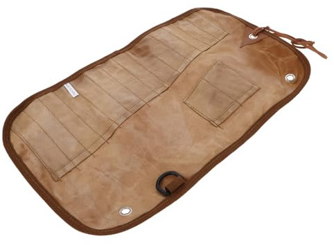 Sosoport De Rangement pour Fourchettes Organisateur Portable pour Couverts Extérieur Enroulable pour Vaisselle Organisateur Ustensiles