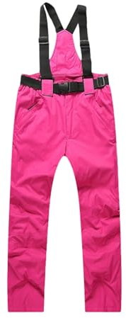 Sobzia Schneehose Herren Gefütterte Winddichte Schneehose Snowboardhose Skilanglaufhose Wasserdicht Outdoorhose Softshellhose Hosenträgerhose Warme Thermohose Ski Pant Skihose