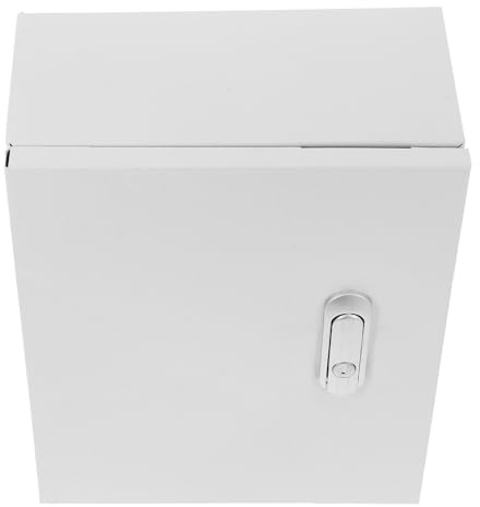 GARVALON Wetterfester Außenverteilerkasten Aus Edelstahl Spritzwassergeschützte Metall Elektrobox Für Hausstromkreis – 250x300x140mm Ohne Griff Für Kabelmanagement Und Stromverteilung Im Au