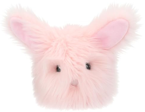Depesche 13264 Snukis - Kuscheltier Hase in Blush, mit langen Ohren, ca. 18 cm großes Plüschtier mit weißem Schwänzchen