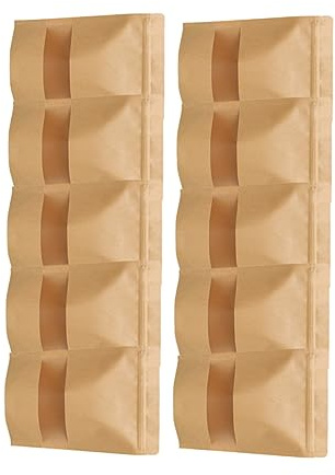 Garneck 50pièces Pied Papier Kraft Avec Fenêtre Et Fermeture Éclair Sachets Alimentaire Pour Biscuits Snacks Café Thé