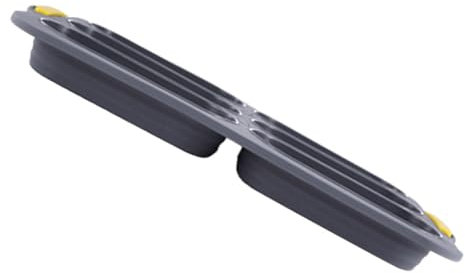 Cabilock Moule à Silicone Cavités pour Hot Dogs et Baguettes Plaque de Cuisson Adhésive pour Pains Maison Flexible et Résistante Aux Températures pour Four Micro Ondes