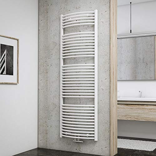 Schulte Bad-Heizkörper München Powerpack, 177 x 60 cm, 1423 Watt Leistung, Mittelanschluss, alpin-weiß, Heizkörper für Zweirohr-Systeme