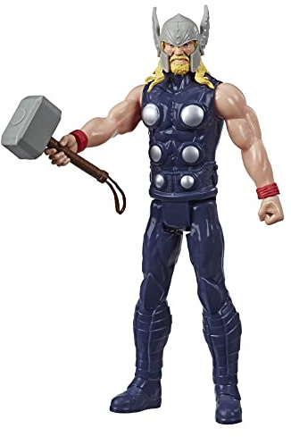 Hasbro Avengers, Marvel Avengers Thor (Action Figure 30 Cm Titan Hero Series Blast Gear), Multicolore, ‎5.1 x 10.2 x 30.5 cm; 280 grammi