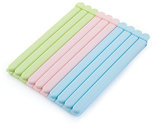 10 Piezas Pinzas Grandes para Bolsas de Alimentos,Pinzas Bolsas Alimentos 20cm,Pinzas Largas Cierre Bolsas para Cocina,Oficina