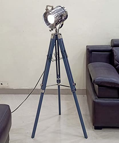 Lampadaire Trépied Industriel Modèle Spot pour Salon Chambre