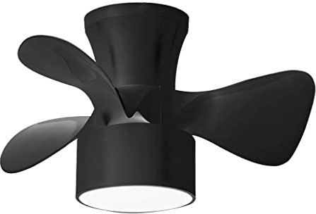 VENTILADOR DE TECHO LUZ LED FLY NEGRO 20W MOTOR DC, CON MANDO A DISTANCIA Y APP JUERIC INVEST