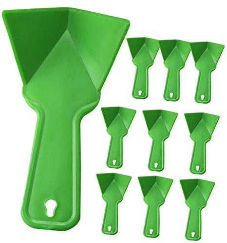DOITOOL Drywall Tools 10pcs Trowel for Hand Knife Plastic Angled Tools Wall Plastering Corner Concrete Inside Trowels Mudding Drywall Masonry Tool Outside Finishing Outer Sheetrock Tools