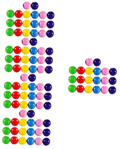 Toyvian 100 Leere Tombolakugel Grubenbälle Pong-Pong-Ball Tischtennisbälle Bulk-Pong-bälle Unterhaltungsbälle Kleiner Pongball Meeresball Plastik Aktivitätsball