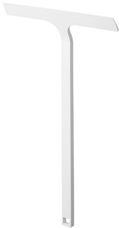 Yamazaki 2005 Tower Magnetic Wiper, White, Silicone/Nylon/Magnet, 31 x 4.5 x 50 cm