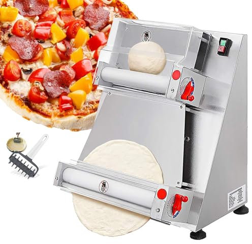 Pizza Dough Pastry Semi-Automatic Press Machine 6-15 Inch Pizza Dough Maker Commercial Stainless Steel Kitchen Tool Pizza Press Machine