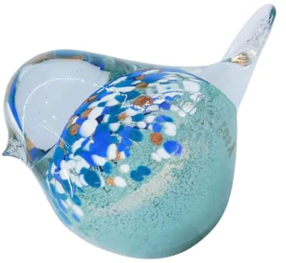 Zerodeko Ornament Vogelschmuck Aus Glas Tischvogel Vintage Vogel-weihnachtsschmuck Glas Vogel Weihnachtsschmuck Tierfiguren Aus Mundgeblasenem Glas Dekor Kunsthandwerk Schreibtisch