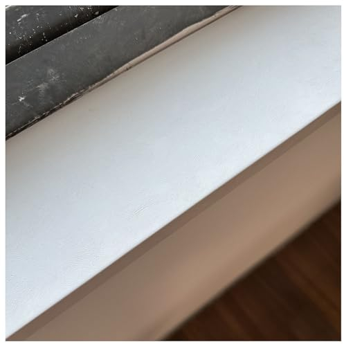 LXLZYXSF Fensterbank Fensterbank Nosing Weiß, Schneidbarer Kantenschutz Für Türrahmen, Bahnsteigkantenschutz & Dekorationsplatte (Color : H-30cm/11.8, Size : L-190CM_W-20CM)
