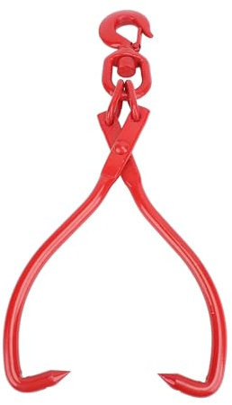 Fabater Gancho de Garra para Madera, Pinzas de Elevación de Troncos de 16 Pulgadas, Agarres para Troncos, Rotación de 360 ​​Grados, Pinza para Troncos para Pinzas de Registro, Gancho de