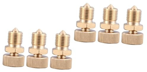 ULTECHNOVO 6pcs Bleed Kit for High Pressure Air Pump Air Bleed Screw Bleeder Valve Radiator