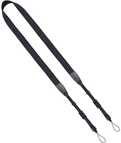YMTHamaz3 Camera Neck Strap Thin/Binoculars Strap Black