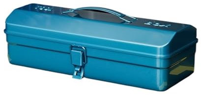 Caja de herramientas Caja de herramientas con pestillo de Metal, caja organizadora impermeable, herramientas plegables, cofre, bandeja de mano ligera, bolsa multiusos Almacenamiento de herramientas(Me