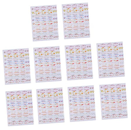 SHOWERORO 10stücke Kosmetiketiketten Flaschenaufkleber Selbstklebend Für Ätherische Öle Und Kosmetikprodukte Mit Blumenmotiven Klebeetiketten Für Ölflaschen Gläser Und Vorratsbehälter