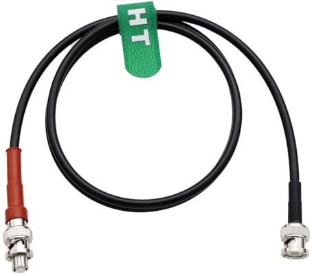 HangTon Câble haute tension 5 kV 5000 V SHV vers BNC pour pompe à ions de test, connecteur coaxial RP-BNC SHV, 2 m