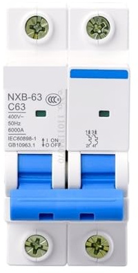 Disjoncteur miniature NXB-63 2P 2A 10A 16A 32A 40A 63A 230/400V(2A)