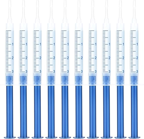 10 ricariche di gel sbiancante per denti da 3 ml,Teeth Whitening gel,Gel Sbiancante Denti Professionale,Sbiancare i Denti Velocemente gels,Rimuovere Rapidamente Macchie,tonalità più bianche