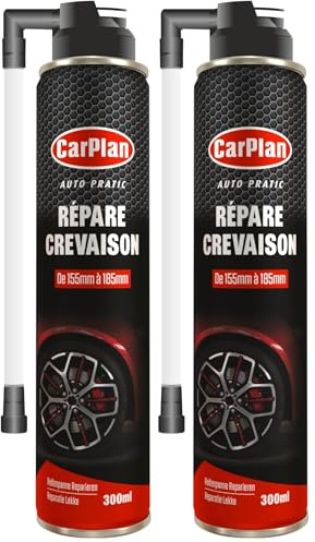 Carplan Auto Pratic Dépanne Crevaison 300, ML (Lot de 2)