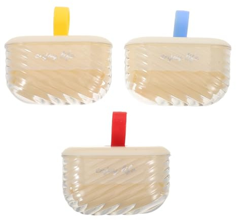 BELLIFFY 3 Rulli Antipelucchi Lavabili e Riutilizzabili con Coperchio Trasparente, Mini Rullo Levapelucchi Portatile per Vestiti, Rimuovi Peli Animali da Viaggio, Puliscipelucchi Tascabile