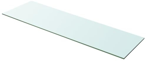 yorten Regalboden Glas Transparent Glasboden Einlegeboden Glasablage Glasregal Ersatzteile 8 mm (100 x 30 cm)