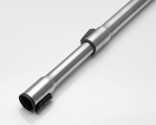 Premium Edelstahl Teleskoprohr 35mm kompatibel mit Miele C1 C2 C3 Classic Complete PowerLine Cat & Dog S8340 Staubauger, Saugrohr/Verlängerungsrohr/Teleskopstange, 60-100 cm, ersetzt 10275580