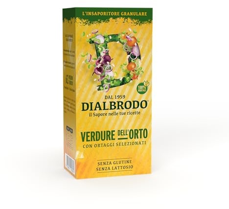 DIALBRODO Verdure dell’Orto Insaporitore con 5 Ortaggi, 250 g