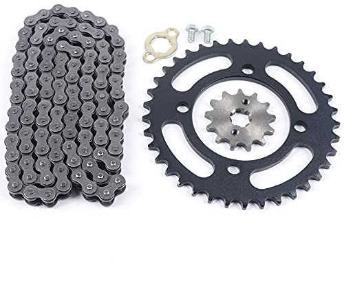 ATVs 420 Chain+ Front Rear Sprocket Kit,2.9Bore Rear Wheel Drive Sprocket with Master Link for Pit Bike Go Kart SSR 110 125 CRF50 Dirt Bikes Go-Karts Motorcycle Chain Pinion Chain Drive Gear