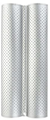 Wudaizhi 1 Pezzi di Pane Vassoio Tettonatura Stampo da Forno per 2 Baguette Vassoio Vassoio per Perforato.