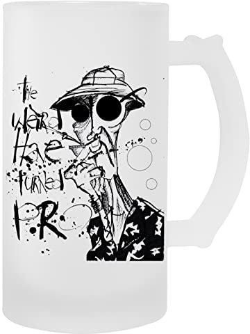 Hopestly Gli strani sono diventati professionisti Trasparente Tazza Birra Uomini Da Donna Mug Beer