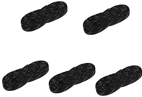INOOMP 5stücke Eishockey Schnürsenkel Gewachste Schnürsenkel Für Schlittschuhe Langlebiges Schuhzubehör Aus Hochwertigem Praktisch Und Elastisch Für Hockey Und Figurenschlittschuhe