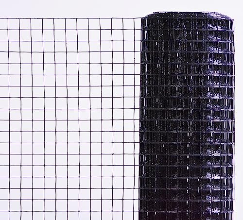 Volierendraht Maschendraht Hasendraht Drahtgitter Gitterzaun punktgeschweißt grau anthrazit Maschenweite, Länge und Höhe wählbar DD (19x19 x 750 mm Länge 15 m)