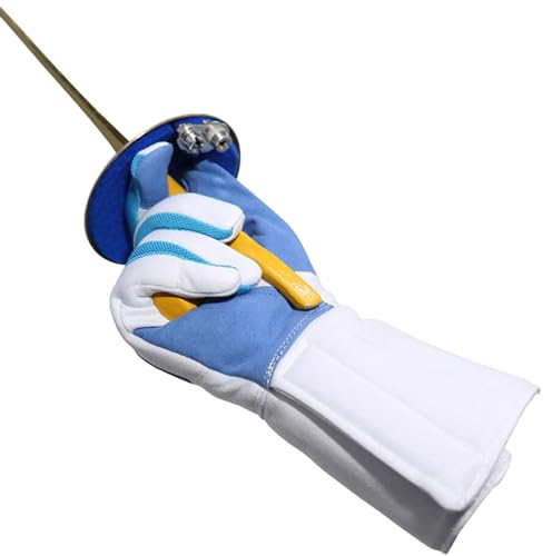 DJJYCTNM Fechthandschuhe für Florettdegen und Säbel – Fechtausrüstung für Erwachsene und Kinder, Trainingshandschuhe für das Fechttraining – 1 Packung (Color : Right Hand, Size : XXL)