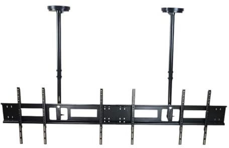 IONQXIDLD HX60-2A Free Lift 26-46 Zoll Doppel-TV-Deckenhalterung, LCD-LED-TV-Dachmontagehalterung, maximale Tragfähigkeit 60 kg