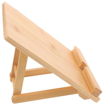 GRADENEVE Stabiler Desktop-ständer Bambus-menütafel-schildhalter Für Restaurant-displayständer Menüständer