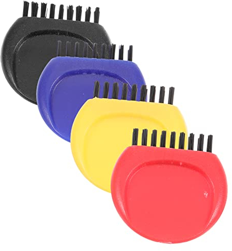 VANZACK Golfschlägerbürste 4 Stück Vielseitige Reinigungsbürste Aus Verschleißfestem Material Schlankes Design Für Sanfte Schläge Golfzubehör Für Training Und Platzpflege