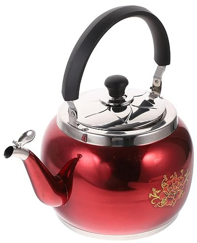 LABRIMP Bouilloire à Thé Sifflante Capacité Importante Acier Inoxydable Bouilloire De Cuisinière Chauffe-eau Domestique
