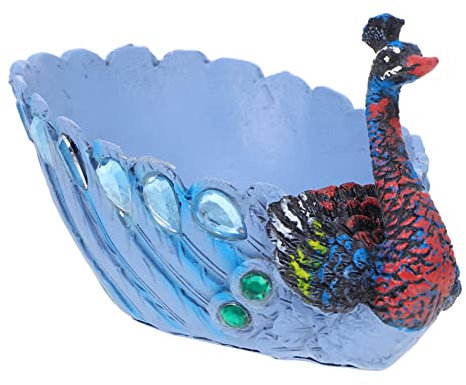 FUNOMOCYA Pfau Blumentopf Aus Harz Für Sukkulenten Topf Zubehör Zur Dekoration Von Wohnzimmer Balkon Garten Pflanzentopf Aus Resin Für Sukkulenten Pflanzen
